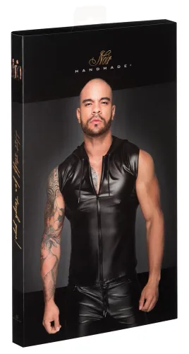 noir męski bezrękawnik z kapturem powerwetlook czarny 3xl na Arena.pl