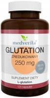 Medverita Glutation zredukowany 250 mg 120 kapsułek Silny antyoksydant