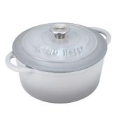 emaliowany garnek żeliwny 24cm kinghoff kh-1521