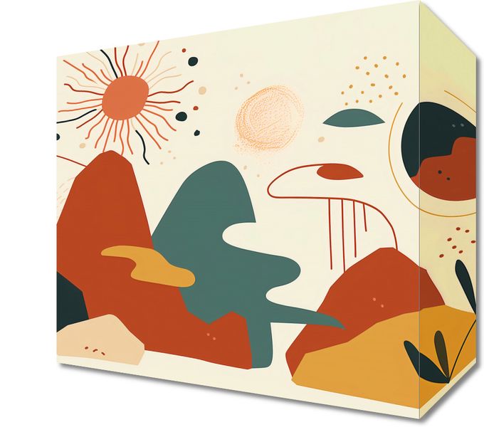 Obraz 20x20cm Kosmos Barw zdjęcie 1