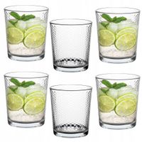2 x Szklanki do napojów soków drinków Florina Elva zestaw 6 szklanek 365 ml