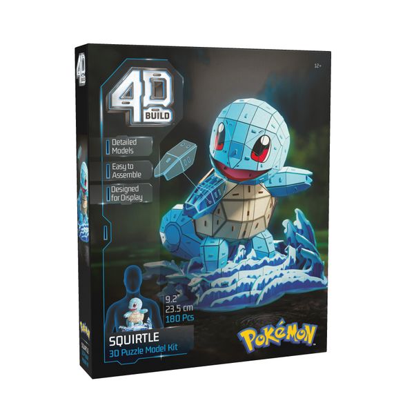 Puzzle 3D Spin Master Pokémon Squirtle 180 elementów papier zdjęcie 1