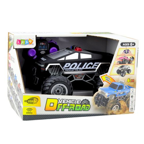 ZDALNIE STEROWANE AUTO TERENOWE POLICYJNE  CZARNE na Arena.pl