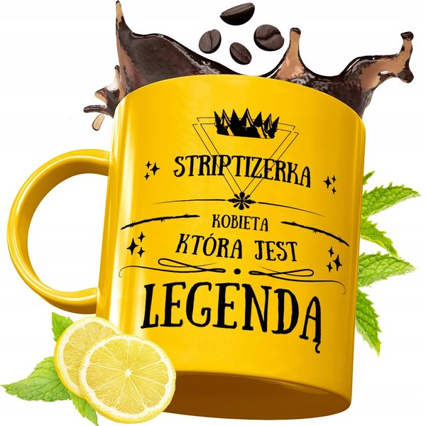 Złoty Kubek Premium Dla Striptizerki Prezent Z Nadrukiem Ze Zdjęciem zdjęcie 1