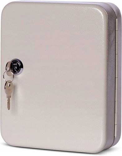 SKRZYNKA SZAFKA NA KLUCZE 20SZT ZAWIESZKAMI BIAŁA na Arena.pl