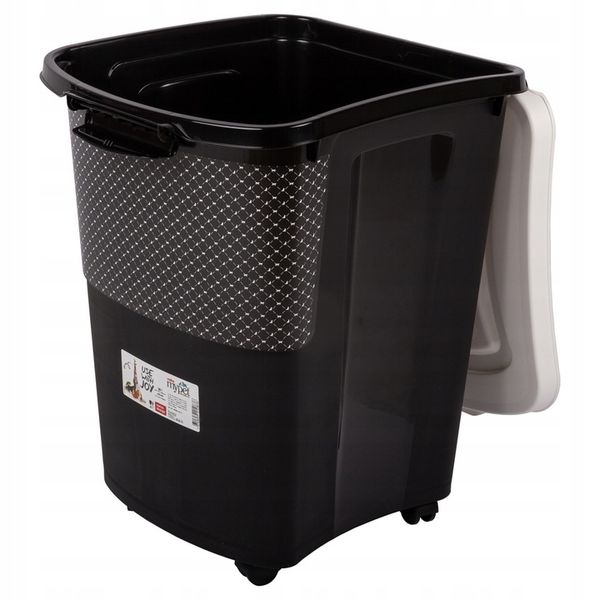 Pojemnik na karmę na kółkach Rotho ARCHIE 38L 18kg zdjęcie 4