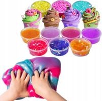 FLUFFY SLIME ZESTAW DO ROBIENIA SLIME FABRYKA GLUT JUMBO BOX SO SLIME