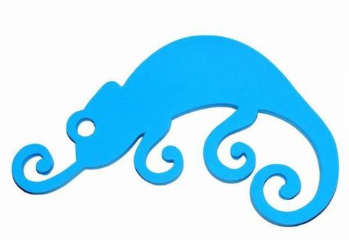 Ozdoba ścienna Chame niebieska na Arena.pl