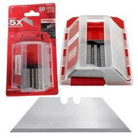 Ostrza do nożyków 61 mm wymienne 50 szt wkłady zapasowe ostre