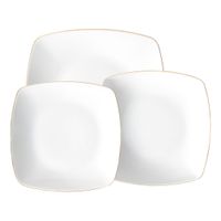 SERWIS OBIADOWY CHODZIEŻ AKCENT 3603 6/18 ZŁOTY