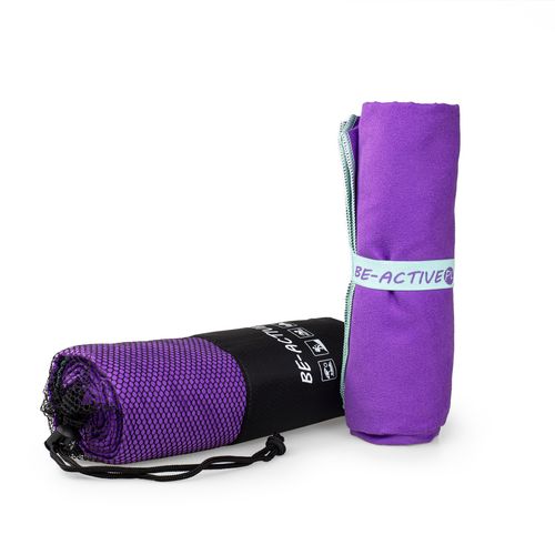 Ręcznik Szybkoschnący Z Mikrofibry 130X80 Fioletowo-Turkusowy na Arena.pl