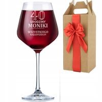 KIELISZEK do WINA KROSNO 40 50 60 URODZINY +GRAWER
