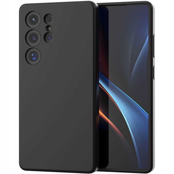 Spacecase Silicone Mag Galaxy S25 Ultra Black zdjęcie 3