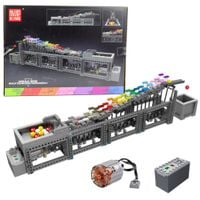 Klocki Konstrukcyjne Tor Na Kulki Z Silnikiem Elektrycznym 1038 el.