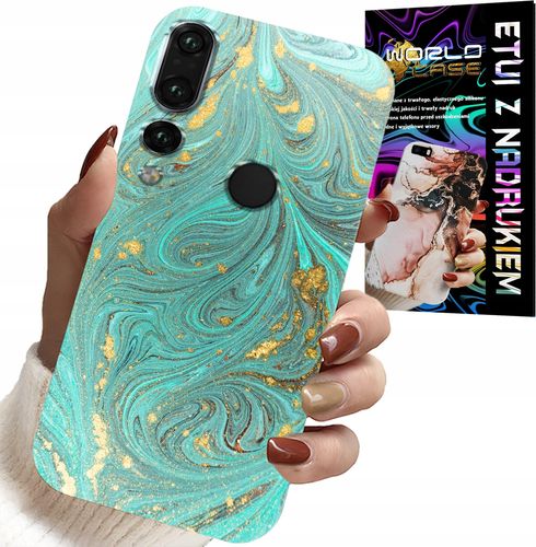 ETUI DO HUAWEI P20 PRO - MARMURKOWE WZORY + SZKŁO HARTOWANE na Arena.pl