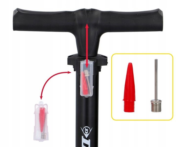 POMPKA ROWEROWA z MANOMETREM do Roweru Podłogowa Samochodowa DUNLOP zdjęcie 14