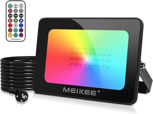 Reflektor LED RGB 25 z pilotem MEIKEE 21 kolorów na Arena.pl