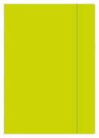 teczka z gumką a4 fluo limonkowa a'10 7221