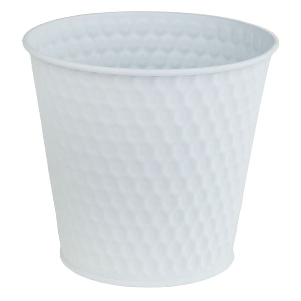 OSŁONKA NA DONICZKĘ METALOWA DONICZKA BIAŁA ozdobn zdjęcie 2