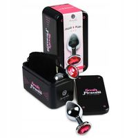 Korek, wtyczka analna metal. Rozmiar M, 8 cm.