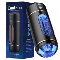 AUTOMATYCZNY MASTURBATOR MĘSKI Z EFEKTEM SSANIA ,10 WIBRACJI ZE