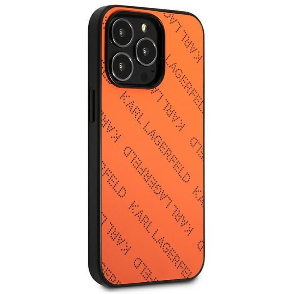 Etui Karl Lagerfeld do iPhone 13 Pro Max, Pomarańczowy zdjęcie 4