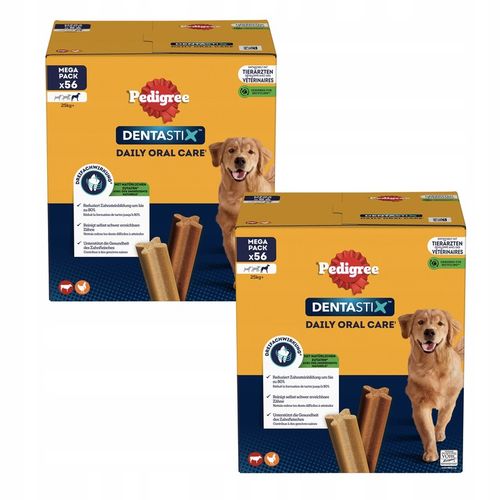 PEDIGREE DENTASTIX PRZYSMAKI DENTYSTYCZNE DLA PSA DUŻE RASY 56 SZT. na Arena.pl