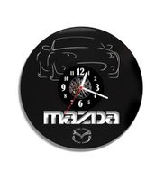 Zegar ścienny z płyty winylowej Mazda 25.4