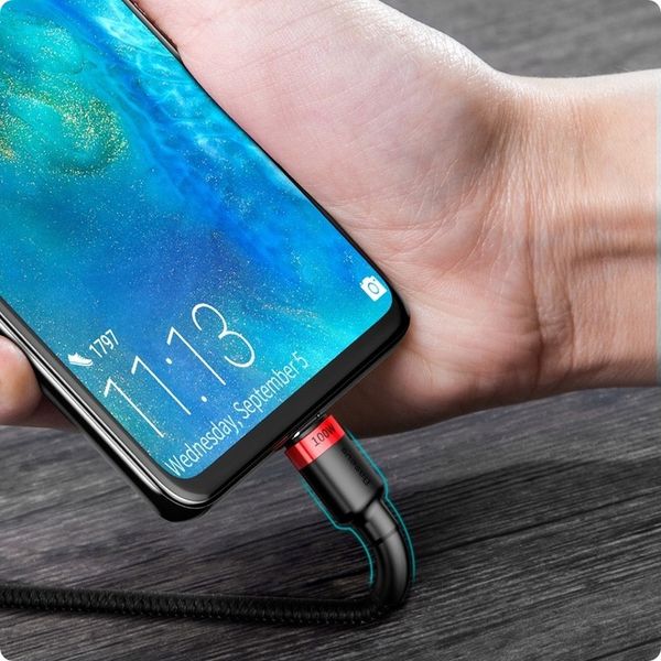 BASEUS MOCNY KABEL USB-C SZYBKIE ŁADOWANIE TYPE-C PD 100W QUICK CHARGE 3.0 zdjęcie 11