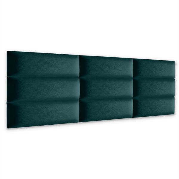 PANELE TAPICEROWANE ŚCIENNE TURKUSOWE WEZGŁOWIE 3D 100cm x 20cm zdjęcie 2