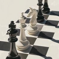 Plakat 70x70cm Szach i Mat