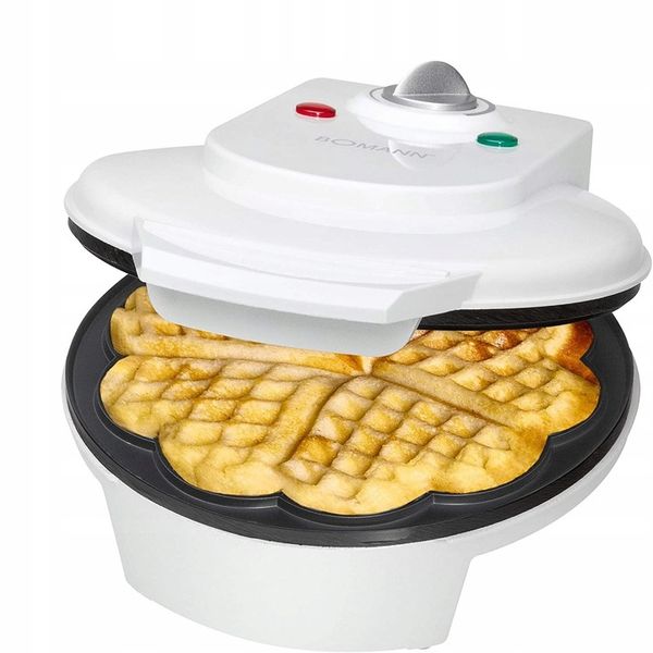 GOFROWNICA BOMANN WA 5018 CB BIAŁA 1200 W zdjęcie 1