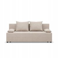 KANAPA FERMO Rozkładana Funkcja Spania WYGODNA KRONOS VELVET BEŻOWA