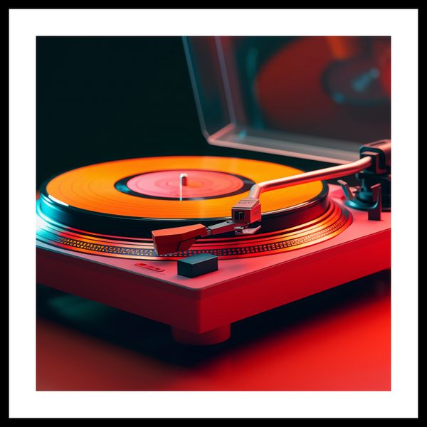 Plakat 60x60cm Retro Granie zdjęcie 3