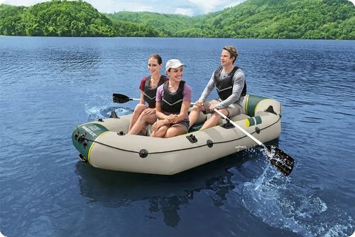 BESTWAY 65160 PONTON RANGER ELITE X3 RAFT SET 3 OS. POMPKA + WIOSŁA na Arena.pl