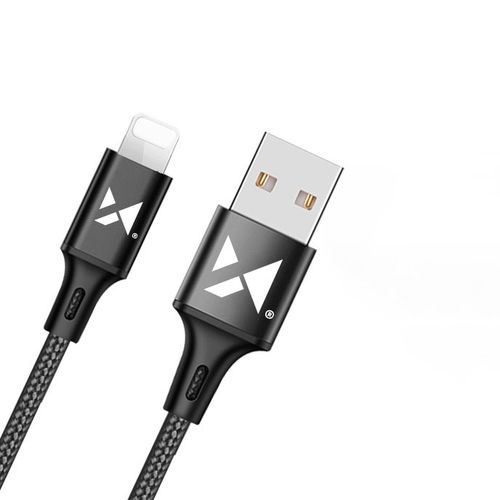kabel przewód usb iphone lightning 2.4a 1m czarny na Arena.pl