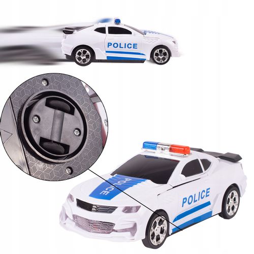 TRANSFORMER AUTO SAMOCHÓD POLICJA ROBOT JEŹDZI GRA na Arena.pl