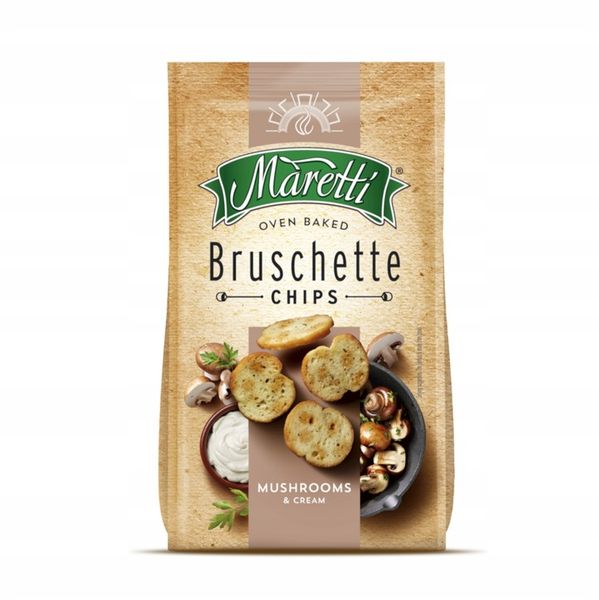 8x MIX Pieczone chlebowe krążki chipsy przekąska 70g Bruschette Maretti zdjęcie 4