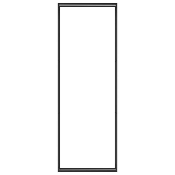 Stojak na drewno, matowy czarny, 110x28x312 cm, stalowy zdjęcie 3