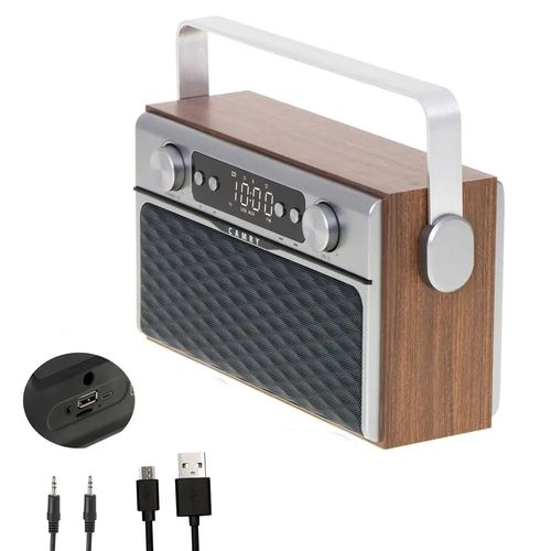 RADIO KUCHENNE RETRO Drewniane BLUETOOTH USB FM SD na Arena.pl