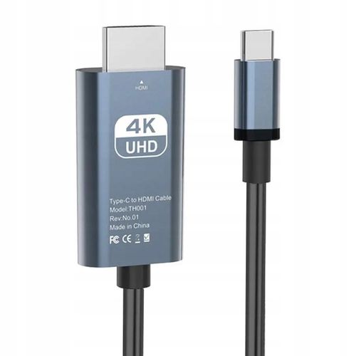 KABEL ADAPTER USB-C 3.1 TYP C DO HDMI 4K PRZEWÓD MHL WIREWAY WW410213 1,8m na Arena.pl