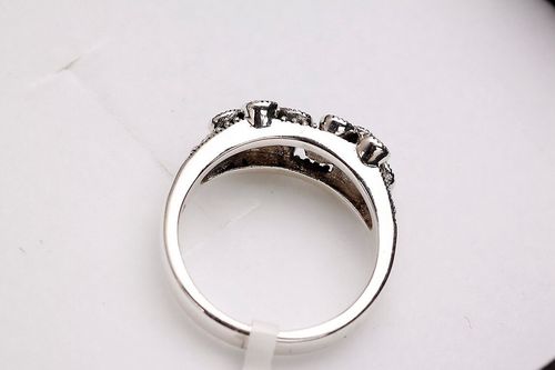 Srebrny pierścionek PDM4114 - Markazyty na Arena.pl