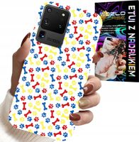 ETUI DO SAMSUNG GALAXY S20 Ultra - ŁAPKI KOŚCI PIES PATROL BAJKI + FOLIA