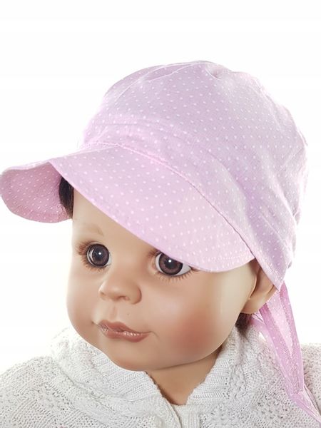 POLSKA UNIWERSALNA CZAPKA CHUSTKA CHUSTECZKA NA GŁOWĘ Z DASZKIEM 40 WZORÓW zdjęcie 11