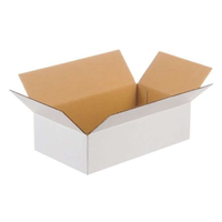 Karton klapowy 340x190x125 mm 3W fala EB 620g/m2 Biały 34x19x12,5cm