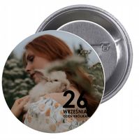 Przypinki buttony znaczki z grafiką DZIEŃ KRÓLIKA