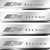 Listwa progowa AUDI Q2 SLINE Stal nierdzewna 304 połysk 4szt