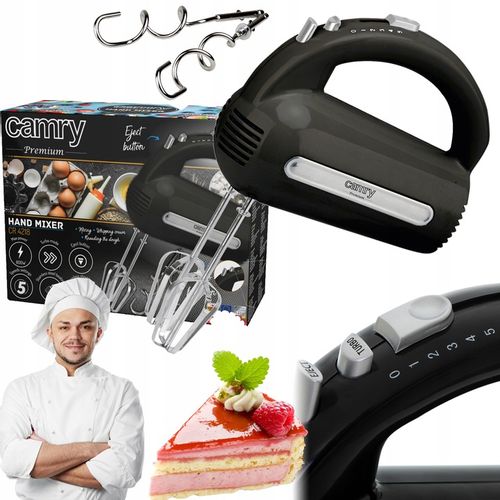 MIKSER RĘCZNY ROBOT KUCHENNY 800W 5 BIEGÓW TURBO na Arena.pl