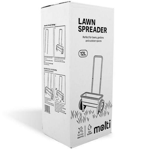 Siewnik rozrzutnik 12L soli piasku nawozu regulacja uniwersalny na Arena.pl