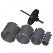 ZESTAW WYCINACZY, OTWORNIC DEDRA DED1518 Z NASYPEM WOLFRAMOWYM 33, 53, 67, 73MM